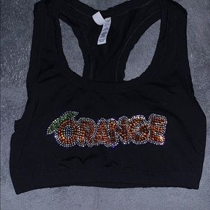 Stingray Allstars Orange Sports Bra